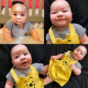 Winnie the Pooh Overalls Set